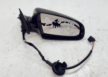 LUSTERKO ZEWNĘTRZNE PRAWE AUDI A6 C6 LZ9Y 5 PIN UK