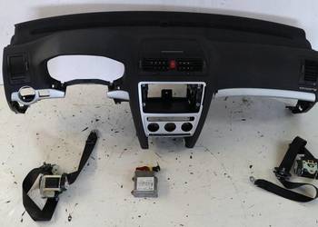 DESKA KONSOLA PODUSZKi PASY SKODA OCTAVIA II