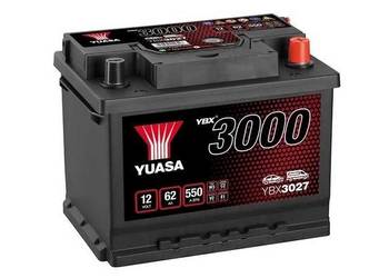 Akumulator Yuasa 12V 62Ah 550A P+