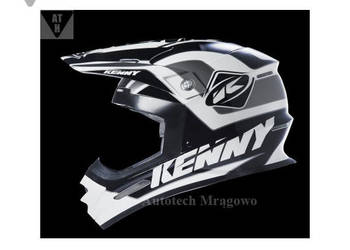 KASK KENNY TRACK CROSS ENDURO CZARNO SZARY L