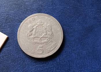 Stare monety 5 dirham 1980 Maroko