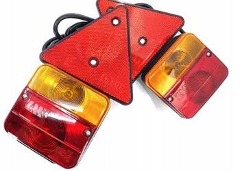 ZESTAW LAMP ŚWIATEŁ NA TYŁ DO PRZYCZEPY 12V MAGNES ZESTAW LAMP ŚWIATEŁ NA TYŁ DO PRZYCZEPY 12V MAGNES