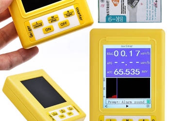 Cyfrowy Licznik Promieniowania Geigera XR3 BR-9C | ABS, 0-99,99 μsv/h