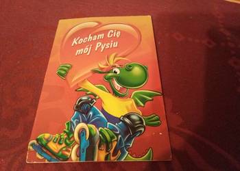 Kocham cię mój pysiu soczystych walentynek kartka okolicznościowa
