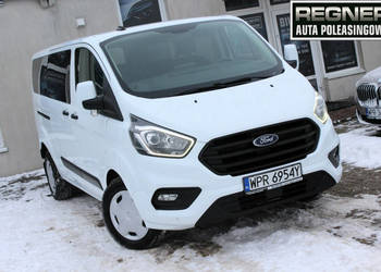 Ford Transit Custom Długi 9-osobowy 130KM SalonPL FV23% Android Tempomat N…