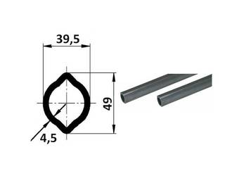 Rura 2m, profil cytrynka, 39,5x49, W2400, G5 00830-2
