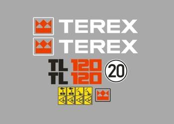 Naklejki oklejenie naklejka - TEREX TL 120 Zamiennik