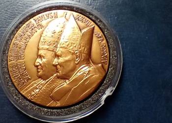 Stare monety Medal Kanonizacja Jan 23 i Jan Paweł II