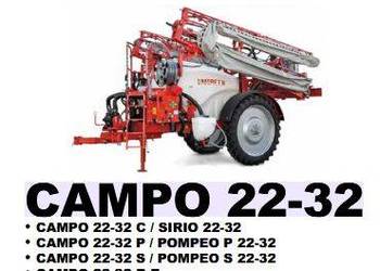 Gaspardo opryskiwacz Campo Sirio Pompeo 22-32 instrukcja obsługi PL