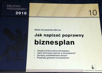 Jak napisać poprawny biznesplan - Beata Szczepańska-Bernaś