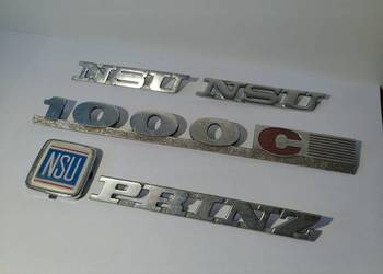 NSU Prinz emblematy zabytkowe kolekcjonerskie