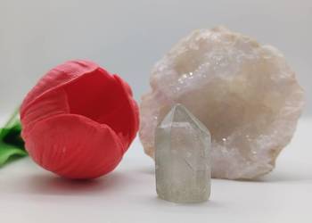 Naturalny kwarc fantomowy stożek 31mm kolekcja #79