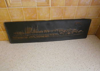 Płaskorzeźba miedziana Warszawa Starówka panorama 69cmx19cm