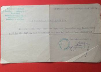 ( 1695 ) Pismo Niemieckie Z Ciechocinka