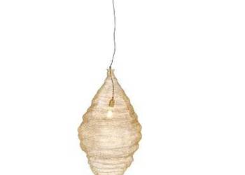 Lampa sufitowa kolor miedziany duża