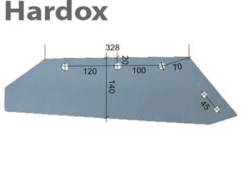 Lemiesz 300hektarów HARDOX MS1100/P części do pługa GASSNER