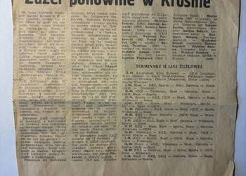 Archiwalny artykuł o żużlu oraz broszury