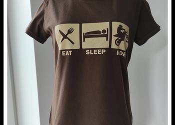 Tshirt koszulka bluzka brązowa bawełna IMPERIAL XL 42