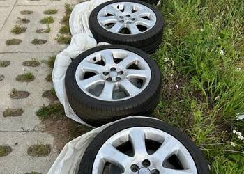 Oryginalne felgi aluminiowe Toyota 17” + opony 215/45 R17 – 4 szt.