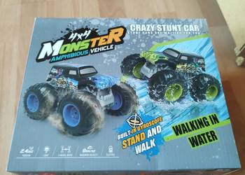 1:16 Zdalnie Sterowany Monster Truck, 2,4 GHz dla Dzieci od 4 Lat - Amfibia