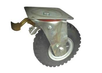 Koło Pneumatyczne Pompowane 240 mm Nośność 295 kg Aluminiowe Łożyskowane