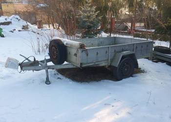 Przyczepa lekka DMC 750kg, ocynkowana, bardzo solidna.