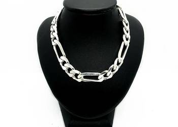 Srebrna Bransoletka PR 925 19,09g 21,5cm Figaro