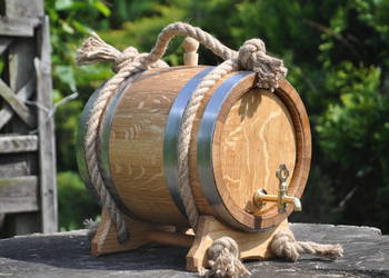 Beczka Dębowa 3L 5L 10L | Whisky • Bimber • Wino • Nalewki | Gwarancja |