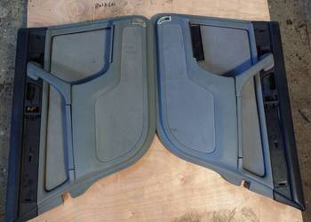 Środek BMW E32 przedlift, szary welur