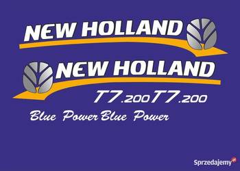 naklejki new holland t7.200