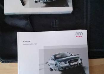 Książka serwisowa, instrukcje obsługi, książka przeglądów AUDI A4 B7