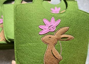 Filcowe torby / torebki / koszyczki dekoracyjne / na prezenty / kwiaty