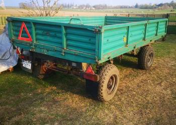 Przyczepa d46 sztywna - Siewnik - kosiarka rotacyjna 1,35m-Pług 3-Brony cię