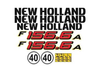 Naklejki oklejenie naklejka - NEW HOLLAND F156.6A Zamiennik