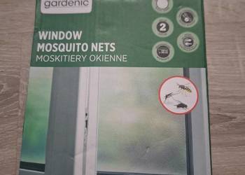 Moskitiera okienna Gardenic – zestaw 2 szt., 130 × 150 cm, kolor biały