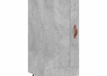 Szafka szarość betonu 345x34x90 cm materiał drewnopochodny WM-830416
