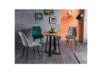 Stół VASCO Dąb + 3 krzesła Chic VELVET