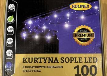 Kurtyna Niebieska Sople LED Bulinex