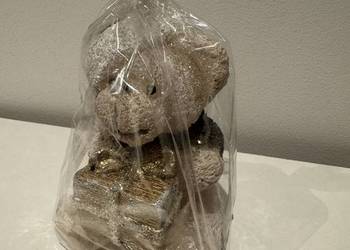 Świeczka zimowy miś nowa