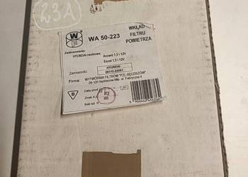 Hyundai Accent I 1.5 i Lantra II 1.5 12V FILTR POWIETRZA WA50-223