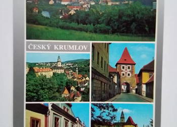 Pocztówka z Czeskiego Krumlowa z lat 80-90-tych