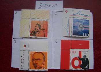 Niemcy 2000 MNH Znaczki z roczników WYBIERAJ Niemcy 2000 MNH Znaczki z roczników WYBIERAJ