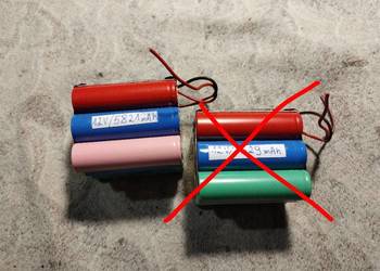 Akumulator 12v 5,6+Ah Bateria li-ion 18650 z balanserem/bms 40A Pakiet 3S3P