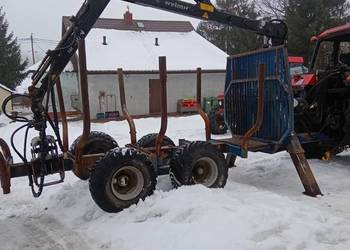 Przyczepa leśna zrywkowa VRETEN jak Palms