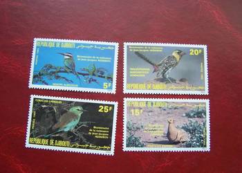 Dżibutti 1985 MNH Mi. 429/32 Fauna Ptaki J. Audubon  a