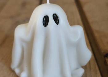 Świeczka sojowa - duszek Halloween