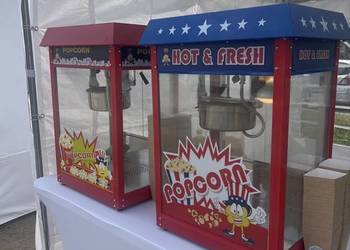 Maszyna do popcornu na wynajem z obsługą lub bez popcorn słodki i słony