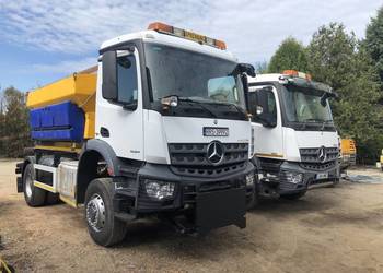 Mercedes Arocs 2014 euro 6 4x4 schmidt 6m3 pług
