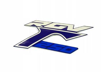 NAKLEJKA "RGV" NA BOCZEK SUZUKI RGV250K K 1989 ORYGINALNA 6819212C003FK