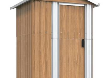 vidaXL Domek ogrodowy brązowy 126x97,5x177 cm(SKU:316236)
